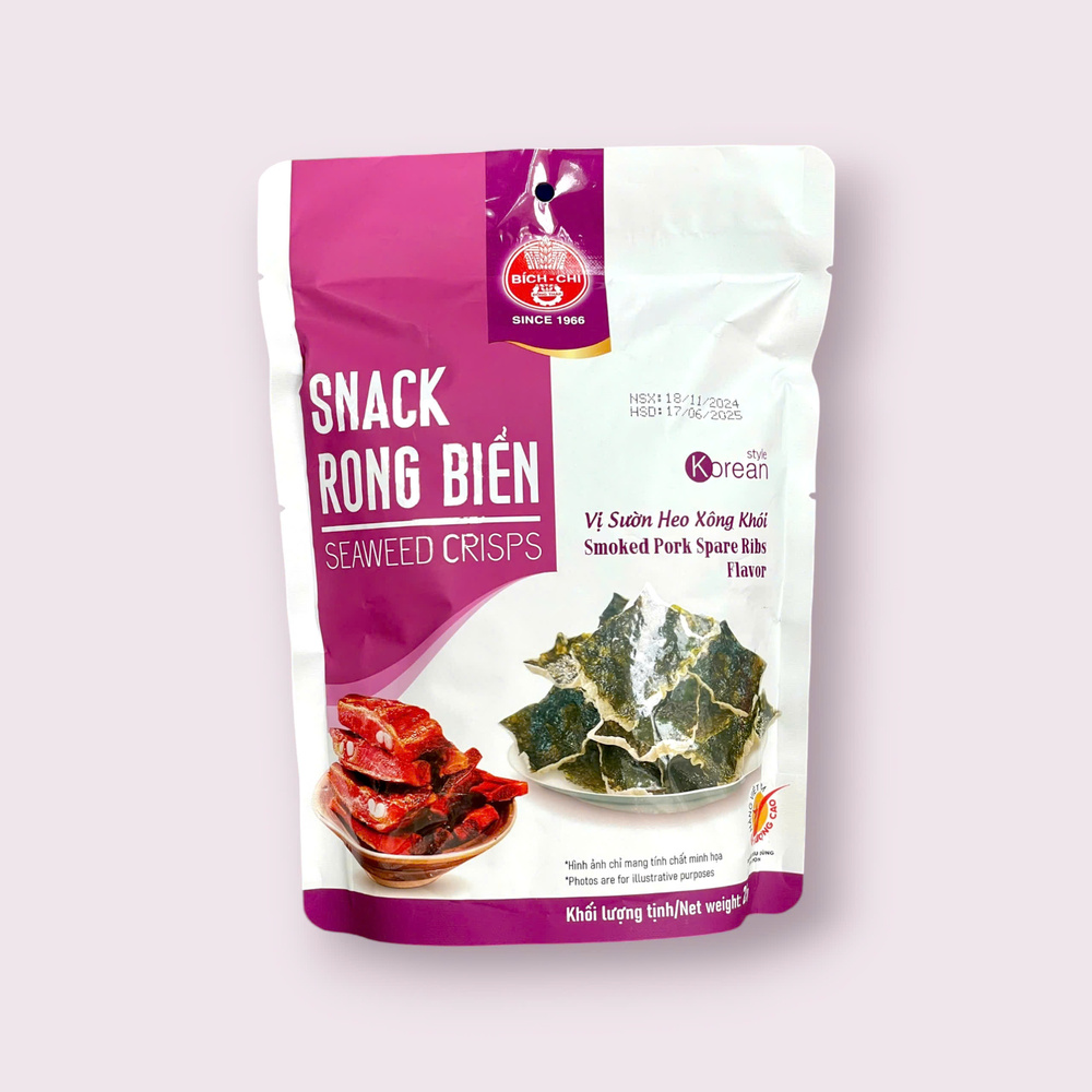 Snack rong biển vị sườn heo xông khói Bích Chi phù hợp cho ai?